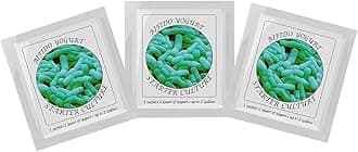 Yogurt Starter Cultures - Pack of 3 Freeze-Dried Culture Sachets for Bifido Yogurt