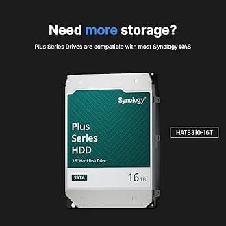 Synology HAT3310 16TB Plusシリーズ SATA HDD 3.5インチ (HAT3310-16T)