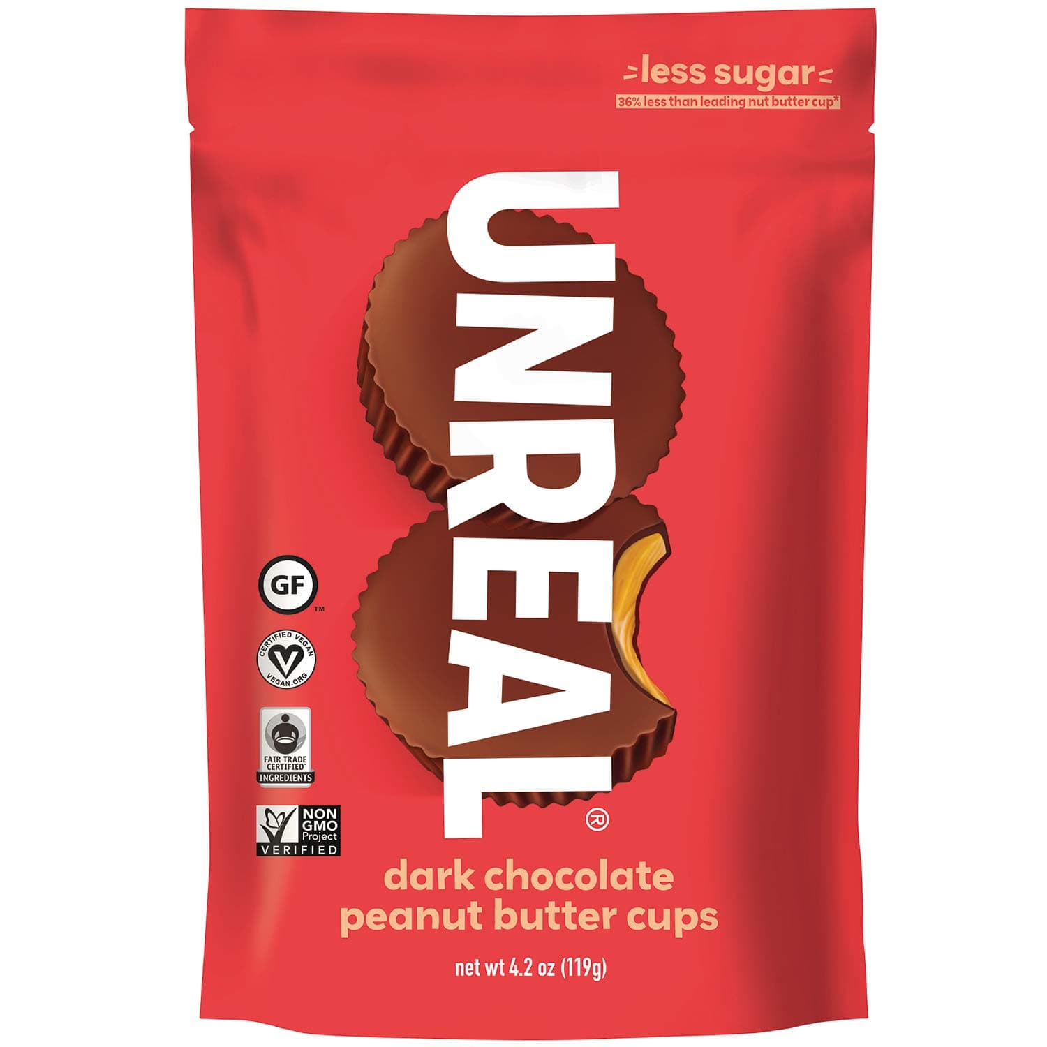 Dark Chocolate Peanut Butter Cups, 4.2 oz