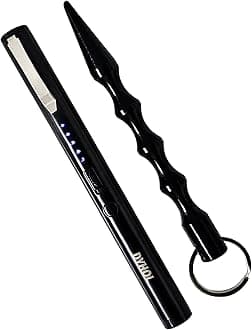 Taser & Kubaton safety keychain combo - USB Rechargeable Tasers with Battery Indicator, Compact Kubaton EDC Pen, and Concealable Mini Taser Flashlight for Everyday Protection & Personal Security