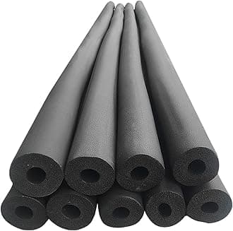 Water Pipe Insulation, Self Sealing Foam Rubber Pipe Wrap, ID 25-108mm Thickened Insulation Tube For Plumbing, Air Conditioning Ducts, Fitness Grip Support (Size : 57mm*30mm)