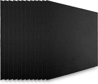 12 Pack Large Microfiber Glass Cleaning Cloths 12 x 12 Inch Oversized Eyeglass Sunglasses Cleaning Cloths for Electronics Glasses Screens and Lenses(