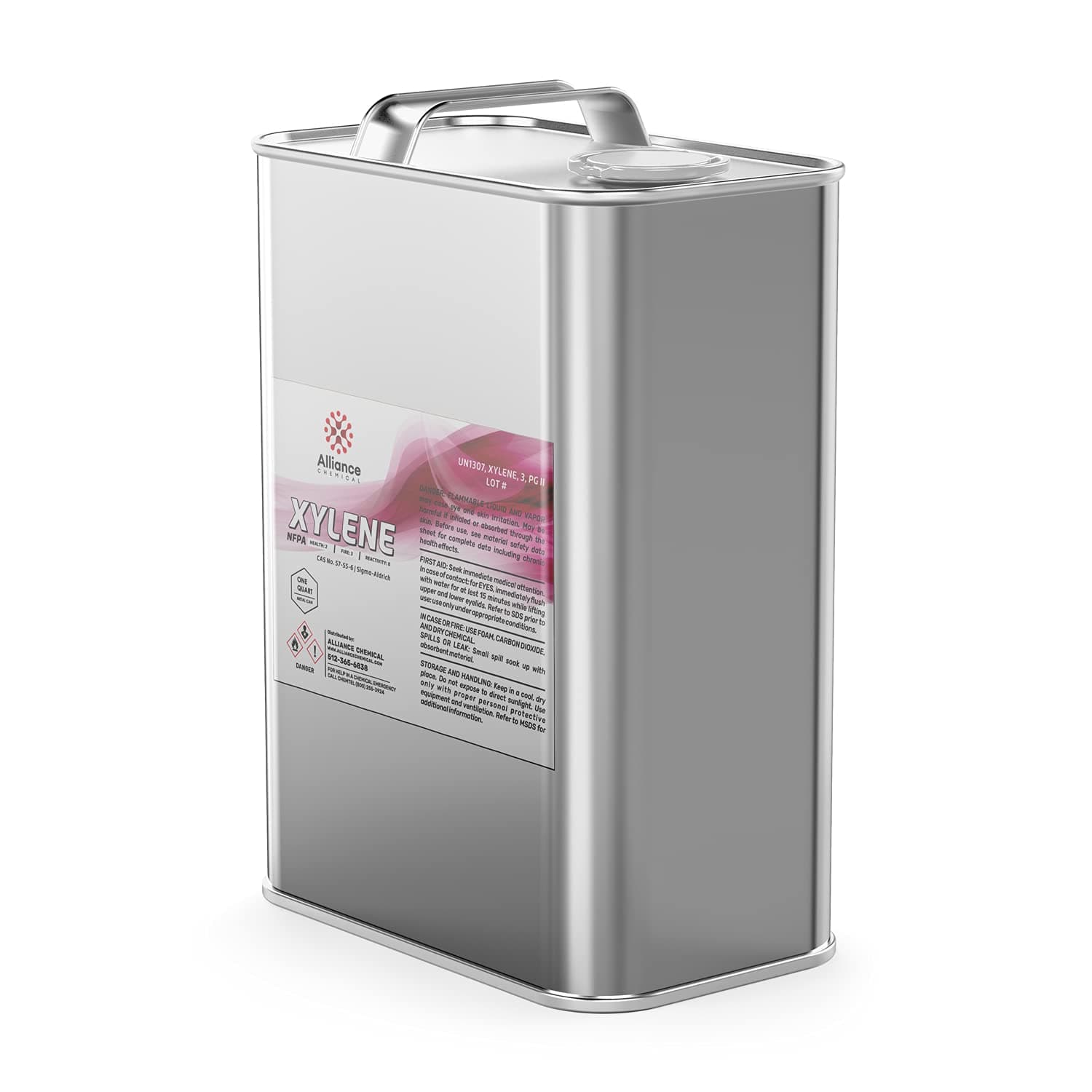 - Xylene - 1 Quart (32 FL Oz) - Technical Grade Solvent for Cleaning, Surface Prep, Coating Work, and General Use