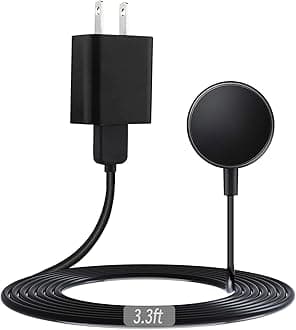 Magnetic Charger for Samsung Galaxy Watch Ultra/FE/8/8 Classic/7/6/6 Classic/5/5 Pro/4/4 Classic/3/Active 2/Active with Fast Charging Cable (1 m)