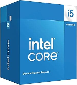 Core™ i5-14400F Desktop Processor 10 cores (6 P-cores + 4 E-cores) up to 4.7 GHz