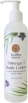 GRIFFIN REMEDY Omega 3 Skin Food Unscented Body Lotion, 8 OZ