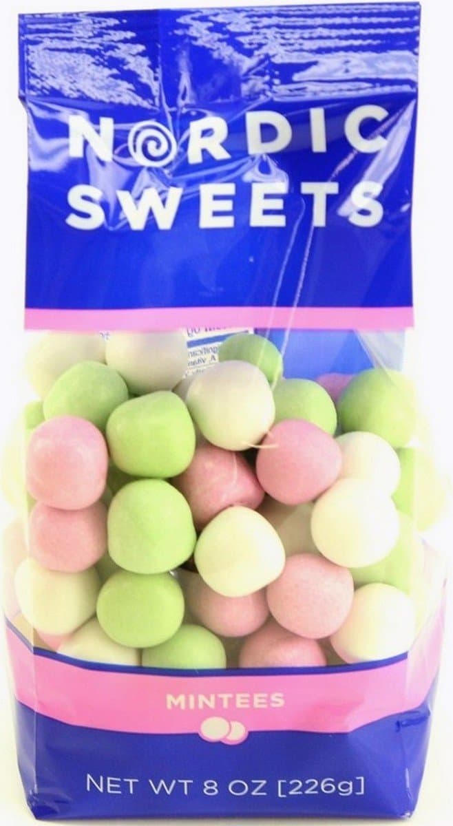 Nordic Sweets Mintees Candy 8-ounce Bag