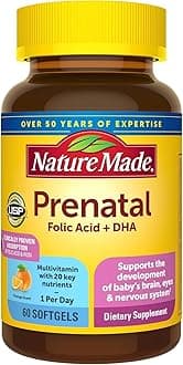 Nature Made Prenatal + DHA 200 mg Multivitamin Softgels 60 Ct