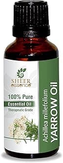 Pure Essential Oils for Aromatherapy, Skin Use, Diffusers, Candle and Soap Making 100% Undiluted & Uncut (Therapeutic Grade) - 5 ML (Blue Yarrow)