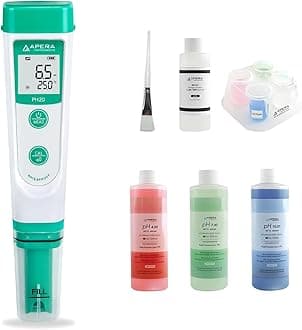 AI209-T Value Series PH20 pH Tester Combo Kit, including the Maintenance Set, and a CalPod Solution Holder for Easy Calibration