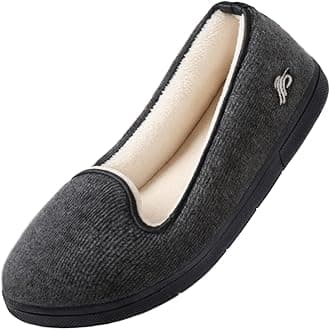 Women's Lightweight Memory Foam Closed - Back Slippers, Comfy Non - Slip House Shoes for Indoor & Outdoor