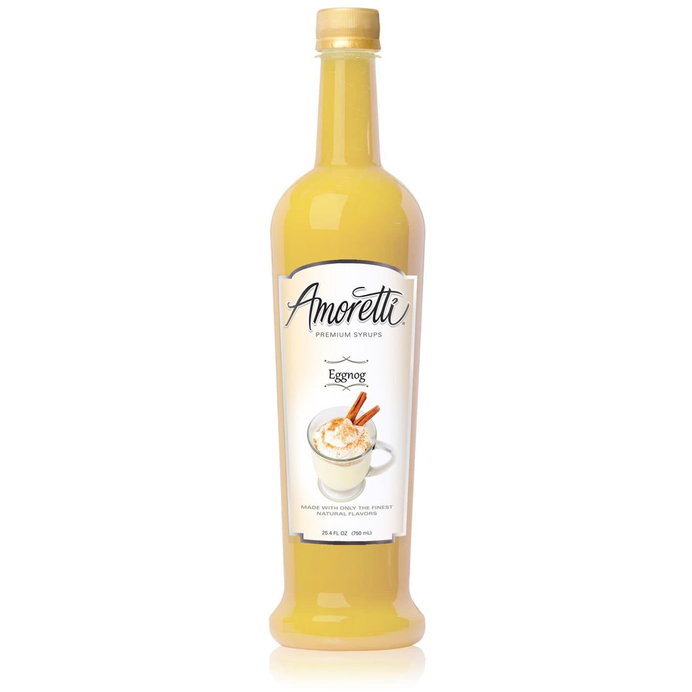 Amoretti Premium Syrup, Eggnog, 25.4 Ounce