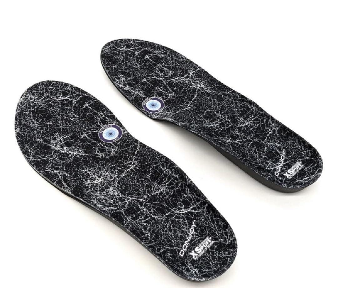 DonJoy Arch Rival Orthotic Inserts, 1 Pair, Size D (Shoe Size: Men's 9.5-11 / Women's 10.5-12), Black