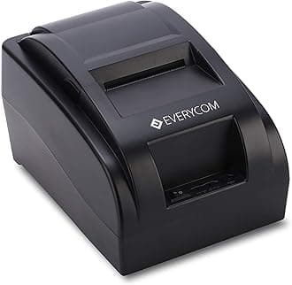 Everycom EC-58 58mm (2 Inches) Direct Thermal Printer- Monochrome Desktop (1 Year Warranty) (USB)