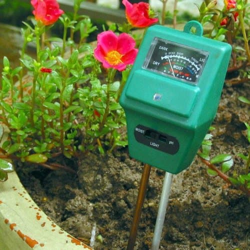 3 in 1 Garden Soil Analysis Tester Hygrometer Acidity PH Light Test.
