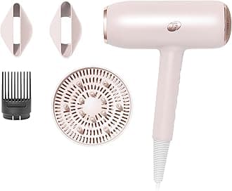 T3 Featherweight StyleMax Professional Ionic Hair Dryer with Custom Heat Automation & 4 Attachments,Fast Drying,Lightweight with 5 Heat & 3 Speed Settings,2 Concentrators,Diffuser & Smoothing Comb