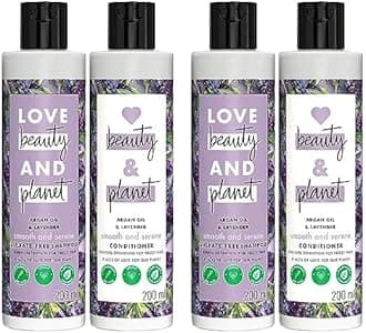 Love Beauty & Planet Argan Shampoo 200ml + Love Beauty & Planet Argan Conditioner 200ml (Pack of 2)