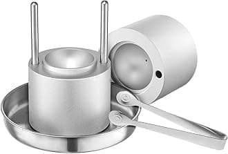 VEVOR Ice Ball Press, 2.1" Ice Ball Maker, Aviation Aluminum Ice Ball Press Kit for 53mm Ice Sphere, Ice Press with Tong and Drip Tray, for Whiskey, Cocktail, Bourbon, Scot on Party & Holiday