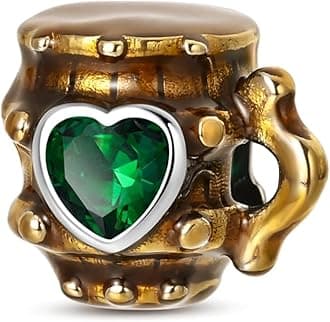 925 Sterling Silver Charms for Bracelets Necklaces 5A Cubic Zirconia Beads Charms Dangle Pendant,Jewelry Beads Gifts for Women