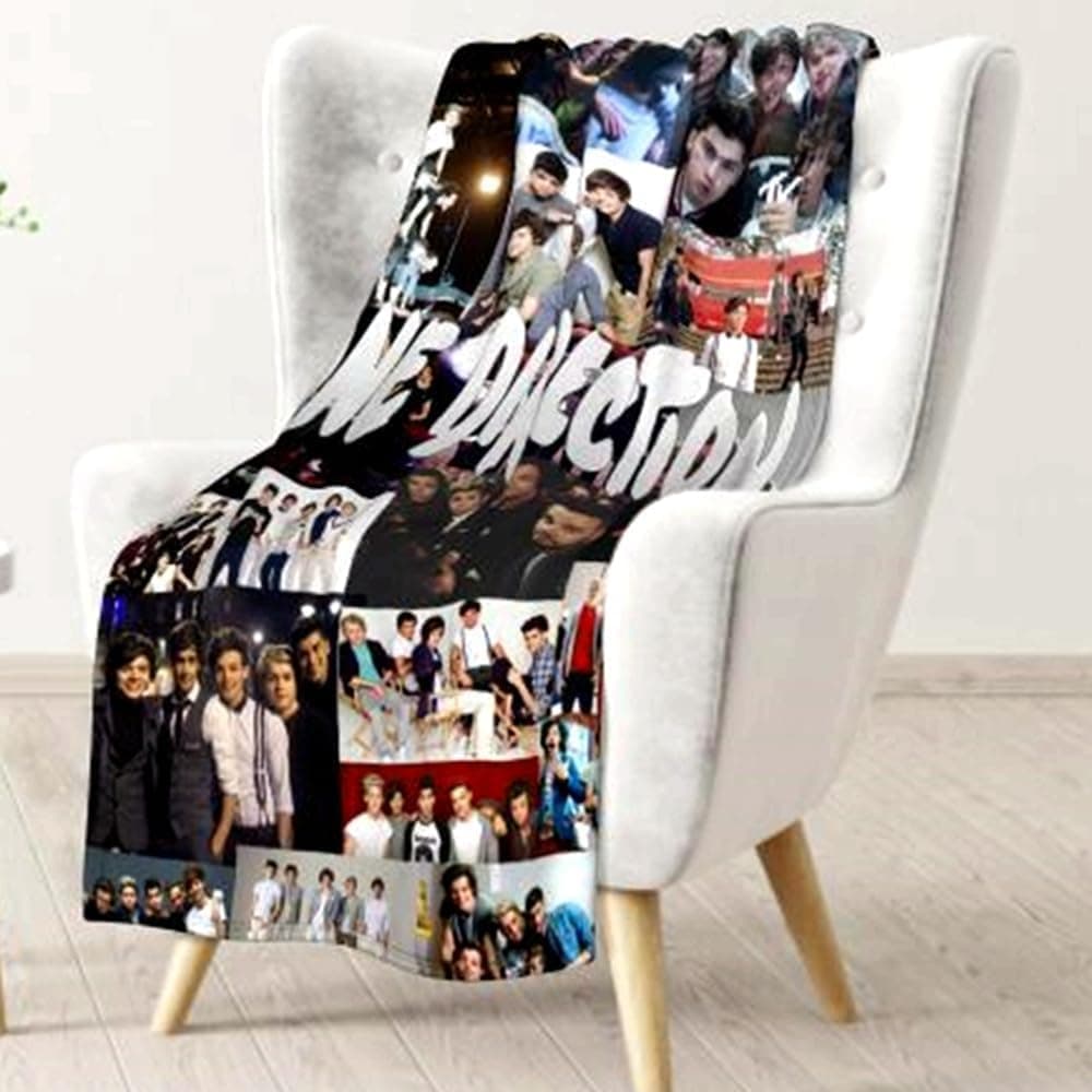 Fleece Throw Blankets 10th Anniversary Soft Flannel Throws Comfortable Warm Fleece Blanket for Sofa Printed Blanket 50X40 Inch (2025 new)