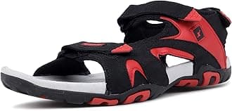 mens SS 453 | Latest, Daily Use, Stylish Floaters | Red Sport Sandal - 7 UK (SS 453)
