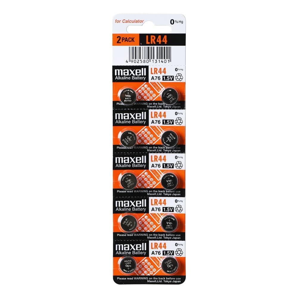 MaxellLR44 Batteries 10 Pack AD