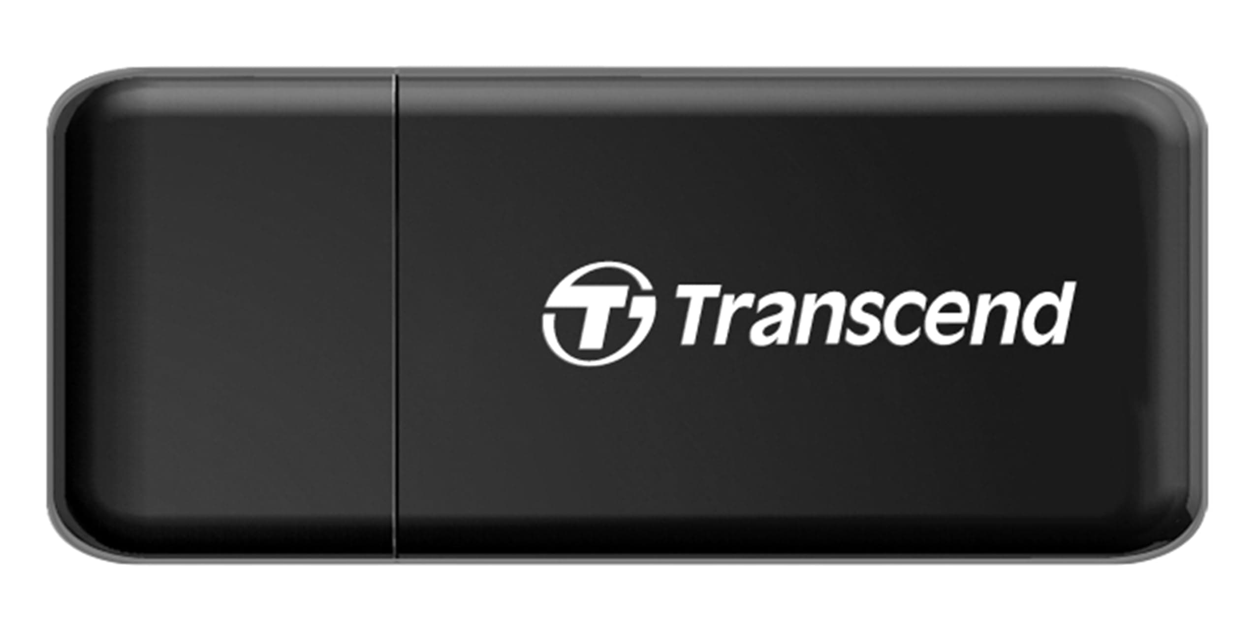 Transcend RDF5 USB3.1 Type-A SD Card Reader for Laptop/Windows/PC/Computer, 2 in 1 Dual Slot Memory/Micro SD Card Reader Supports SD/Micro SD/SDHC/SDXC with Type A Device – Black