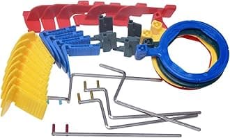 ANNWAH FPS 3000 XCP-DS Type Positioner Holders,Dental Intra Oral X-Ray Film Positioning System Complete Kit, Good for Students to Practice Xray Positioning, 1 Set Multi-Color(Not for Digital Sensor)