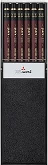 Uni Wooden Pencil, 9H, Box of 12 (HU9H)