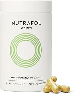 Nutrafol Women's Hair Growth Supplements, Ages 18-44, Clinically Proven for Visibly Thicker and Stronger Hair, Dermatologist Recommended - 1 Month Supply