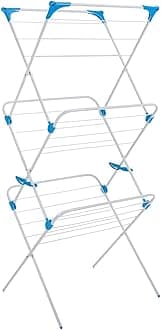 Minky Premium Tier Clothes Airer Airer, Indoor airer, Clothes drying (3 Tier White)