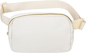 VOROLO Fanny Pack For Women And Men Crossbody Bag Belt Bag with Adjustable Strap Graduation Gifts Off White