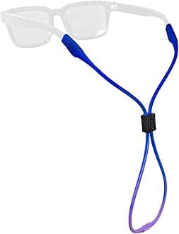 Slim Retainer - Adjustable Eyewear Keeper - Thin Silicone Safety Eyewear Retainer for Women & Men