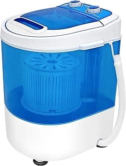 Display4top Portable Mini Washing Machine Spin Cycle W/Basket,3.2KG