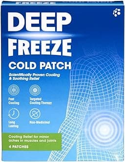 Deep Well Patch Freeze Cold Patches Cooling Therapy For Sprains, Strains & Muscle Pain - 4