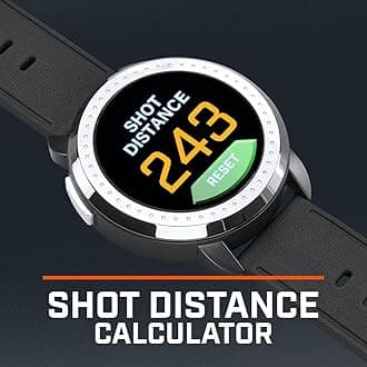 Bushnell iON Elite (Black) Golf GPS Watch - Color Touchscreen Smartwatch with 12+ Hours Battery Life, 38K Courses & Slope Distances - Bundle with iON Elite Screen Protectors & Charger