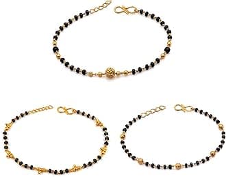 Gold Plated Hand Bracelet Combo For Women