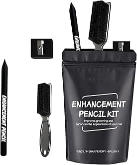 Beard Kit for Men – Versatile Grooming Versatile Pencil Kit | Precision Enhancement Pencil Kit Hairline | Complete Mens Beard Hairline Grooming Care Styling Tools for sharpp Looks