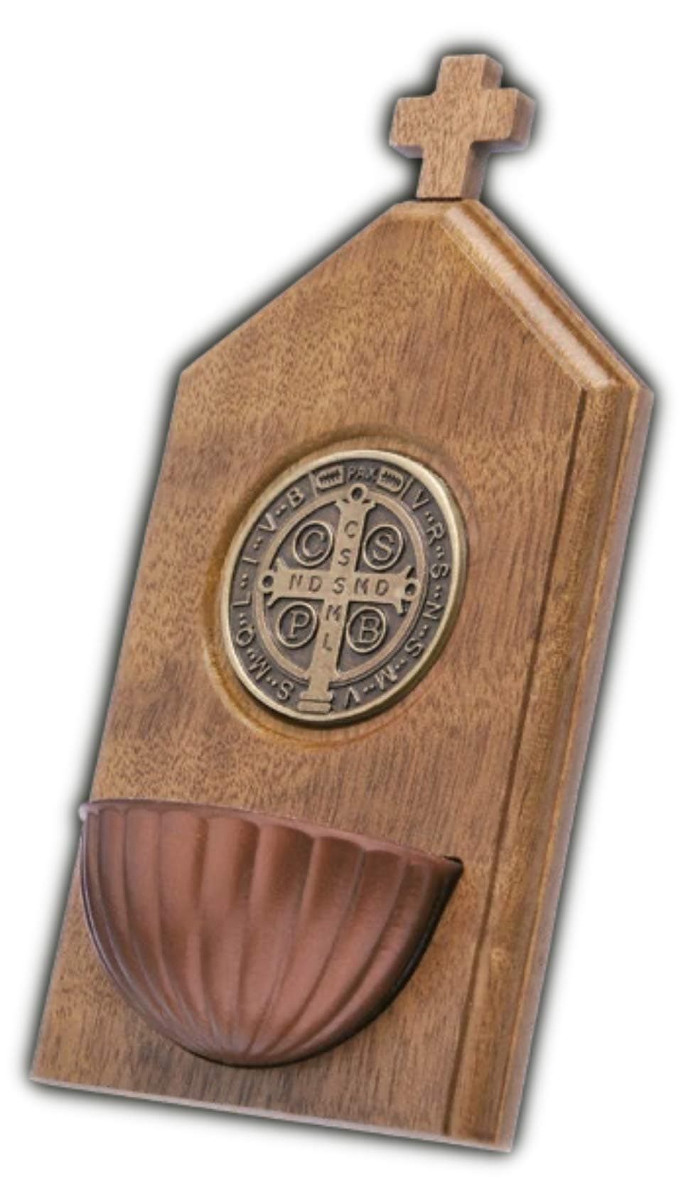 Intercession Holy Water Font (St Benedict Medal)