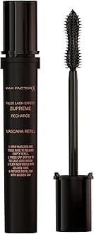 False Lash Effect Supreme Recharge Mascara REFILL - Black, Instant 7x Volume, Healthier-Looking Lashes, Keratin-Rich Formula
