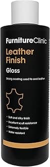 Leather Sealant - 250ml, Gloss Finish. Suitable for Leather Sofas, Car interiors, Handbags, & More