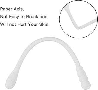 tifanso Cotton Swabs, 200 Count Natural Double Tipped Cotton Bubs, Cruelty-Free Cotton Swabs, Chlorine-Free Hypoallergenic (White)