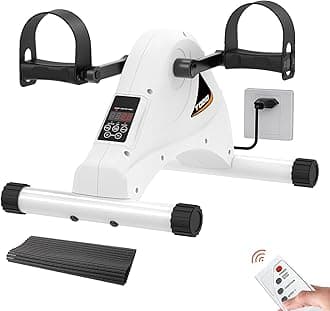 TODO Motorized Pedal Exerciser Mini Exercise Bikes, Under Desk Bike Peddler Exerciser for Seniors Rehab and Arm Leg Physical Therapy