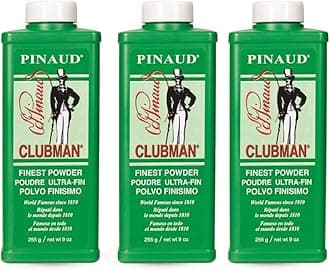 Pinaud Finest Powder, Classic White Powder for Men, Protection Against Sweat and Body Odor, 9 oz x 3 Packs