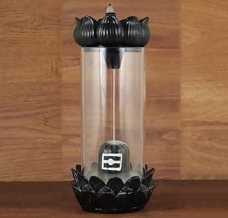 Shivlinga Smoke Backflow Decorative Polyresin Incense Holder with 20 Back Flow Incense Cone