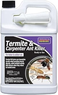 Bonide Termite & Carpenter Ant Killer, 128 oz Ready-to-Use Insect Killer Spray, Long Lasting Treatment for Lawn & Home