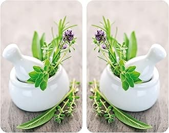 WENKO Hob Cover Plate Universal Herb Garden Set of 2