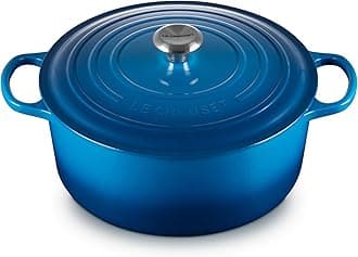 Cast Iron Signature Round Casserole, 30cm, Marseille Blue, 30 cm