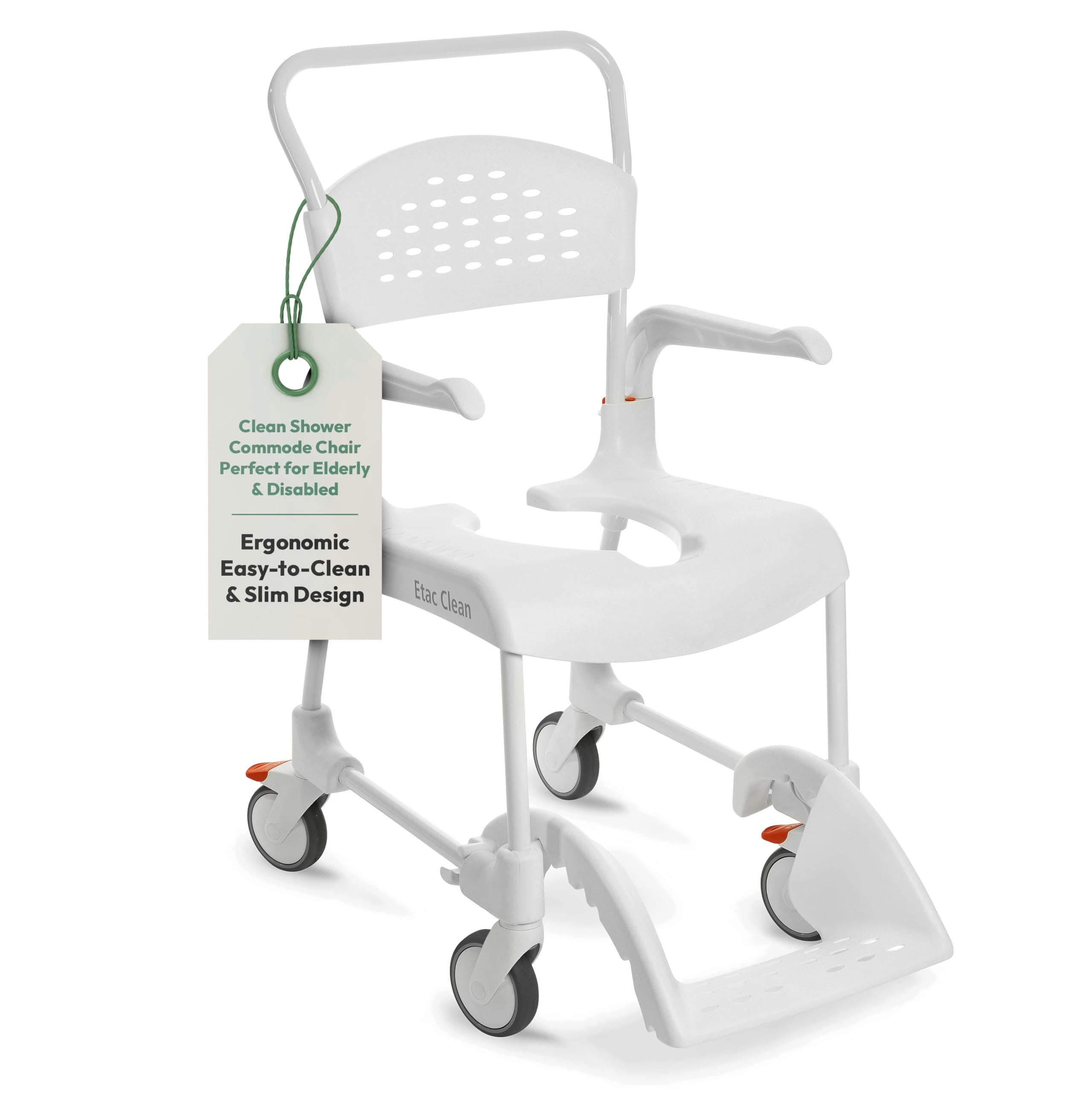 Etac Clean Rolling Shower Chair - Fixed Height