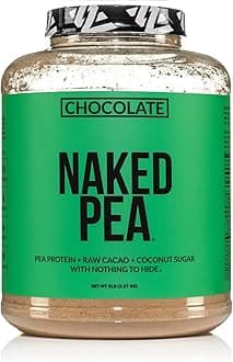 - NAKED Nutrition Chocolate Pea Protein Isolate - 5Lb Bulk, NSF Certified, Plant Based, Vegetarian & Vegan Protein. Easy to Digest, Non-GMO, Gluten Free, Lactose Free, Soy Free